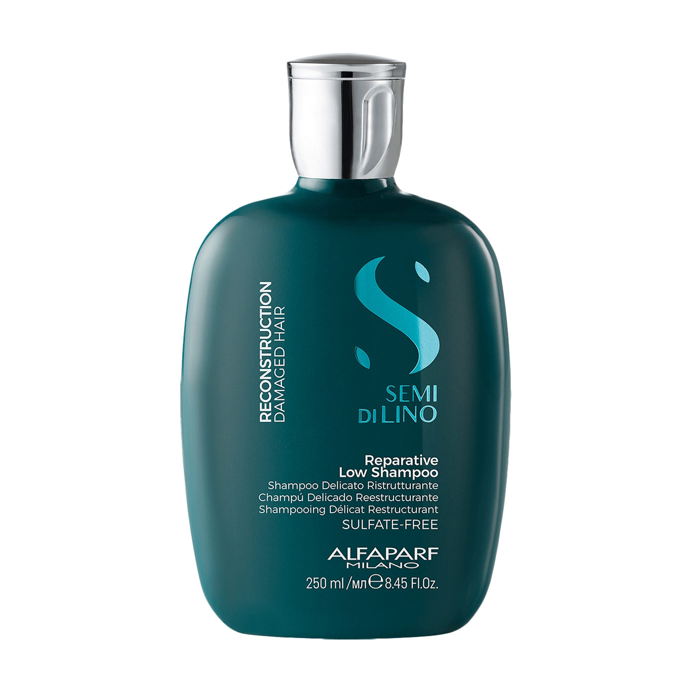 Шампунь для пошкодженого волосся Alfaparf Semi Di Lino Reconstruction Reparative Low Shampoo, 250 мл