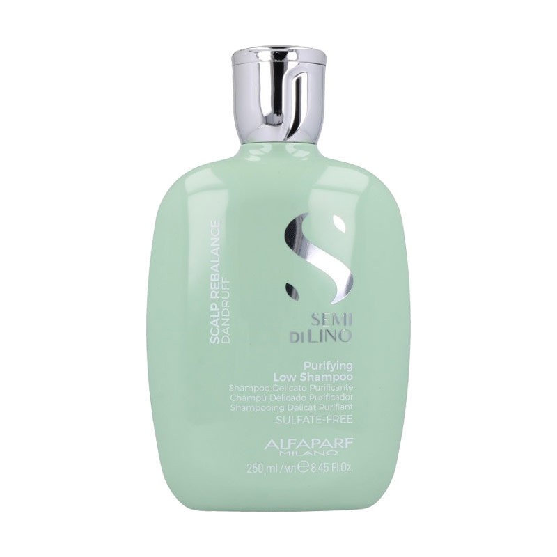 Шампунь для волосся проти лупи Alfaparf Semi Di Lino Scalp Rebalance Purifying Low Shampoo, 250 мл